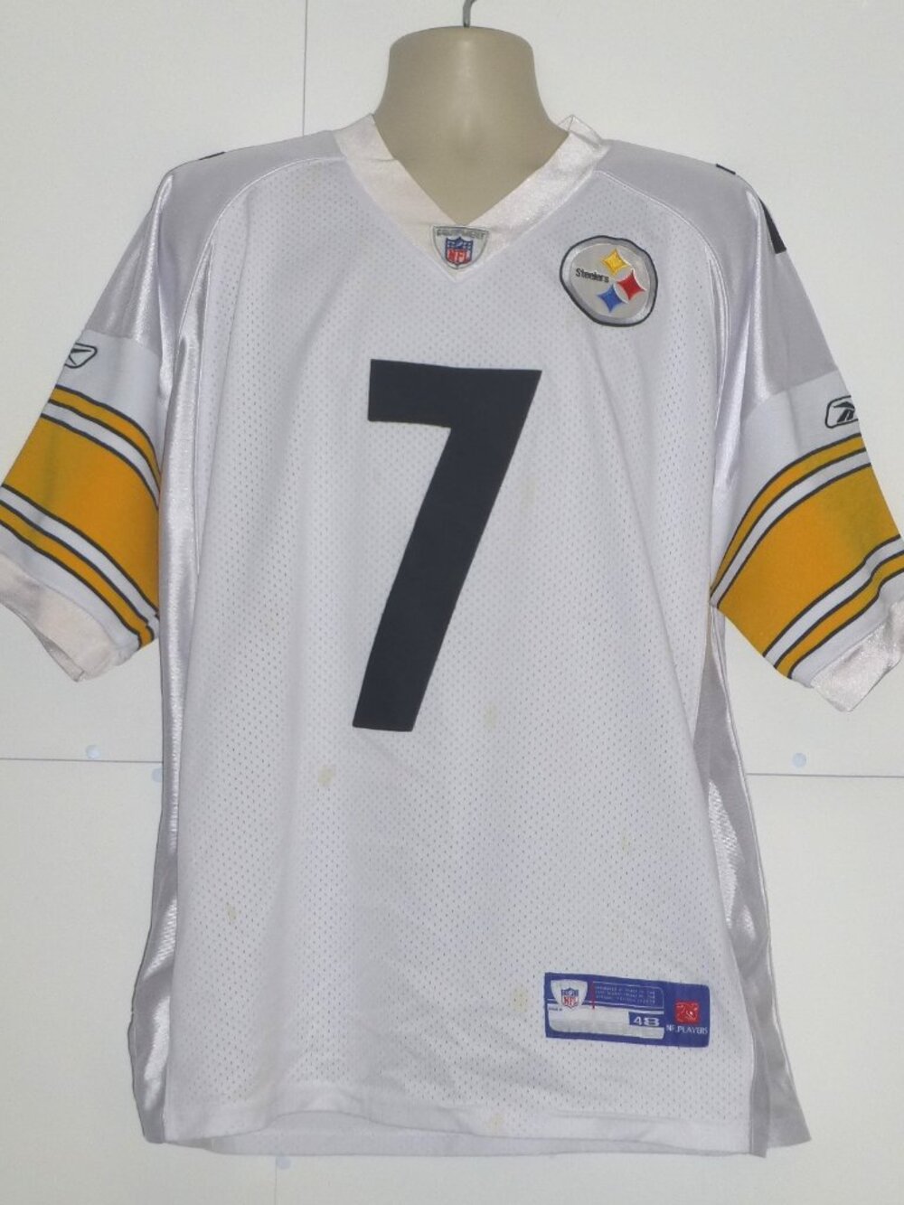 VTG Reebok Ben Roethlisberger #7 Pittsburgh Steelers Men's Jersey Size: 48 READ